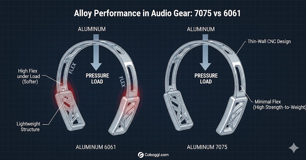 alloy performance in audio gear-7075 vs 6061